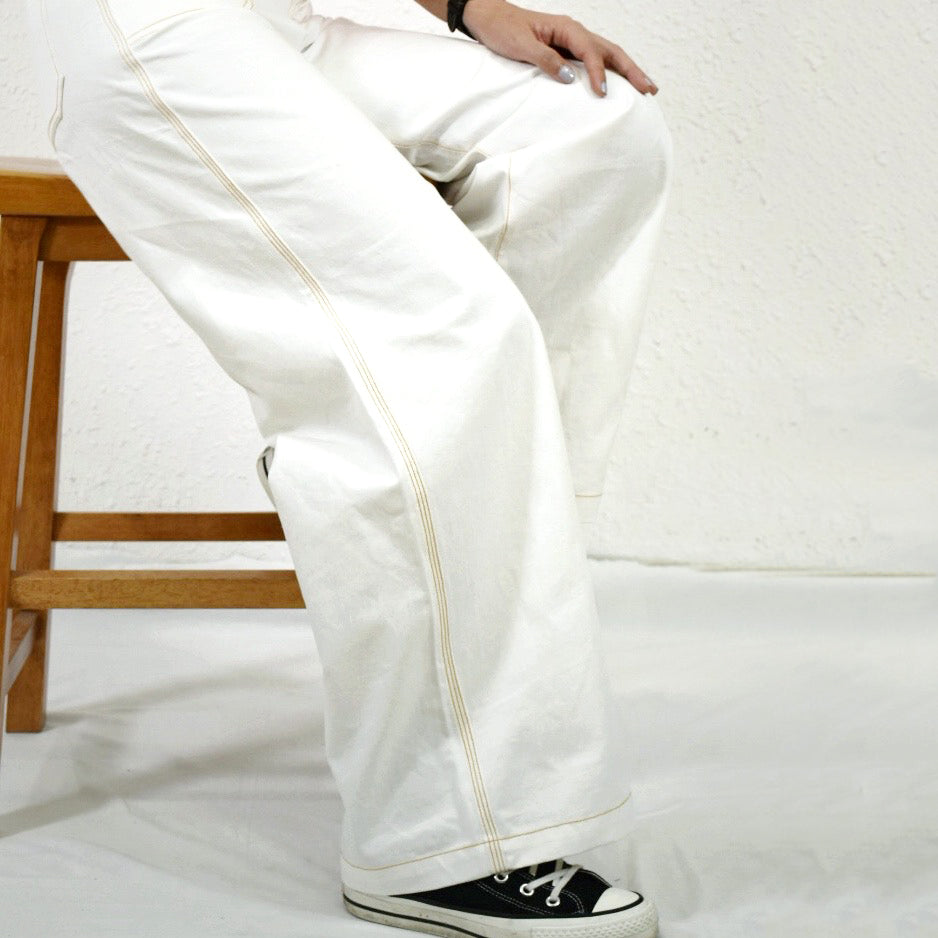 Classic White Trousers